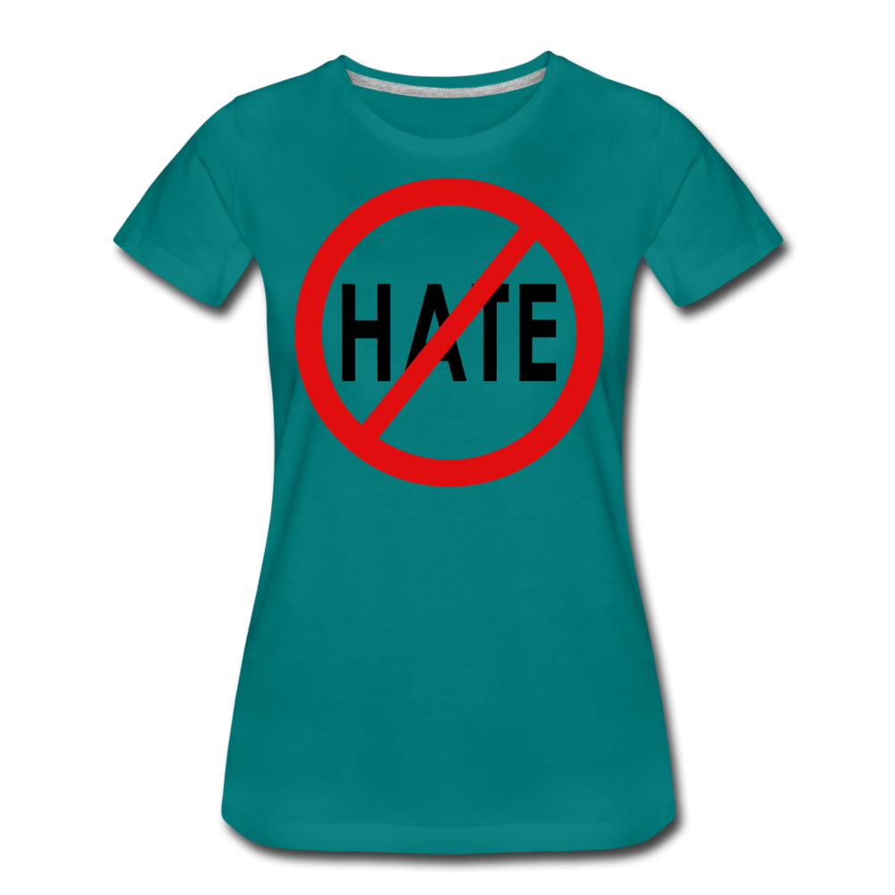No Hate / Wom. Perfectly Basic RBlkC - teal