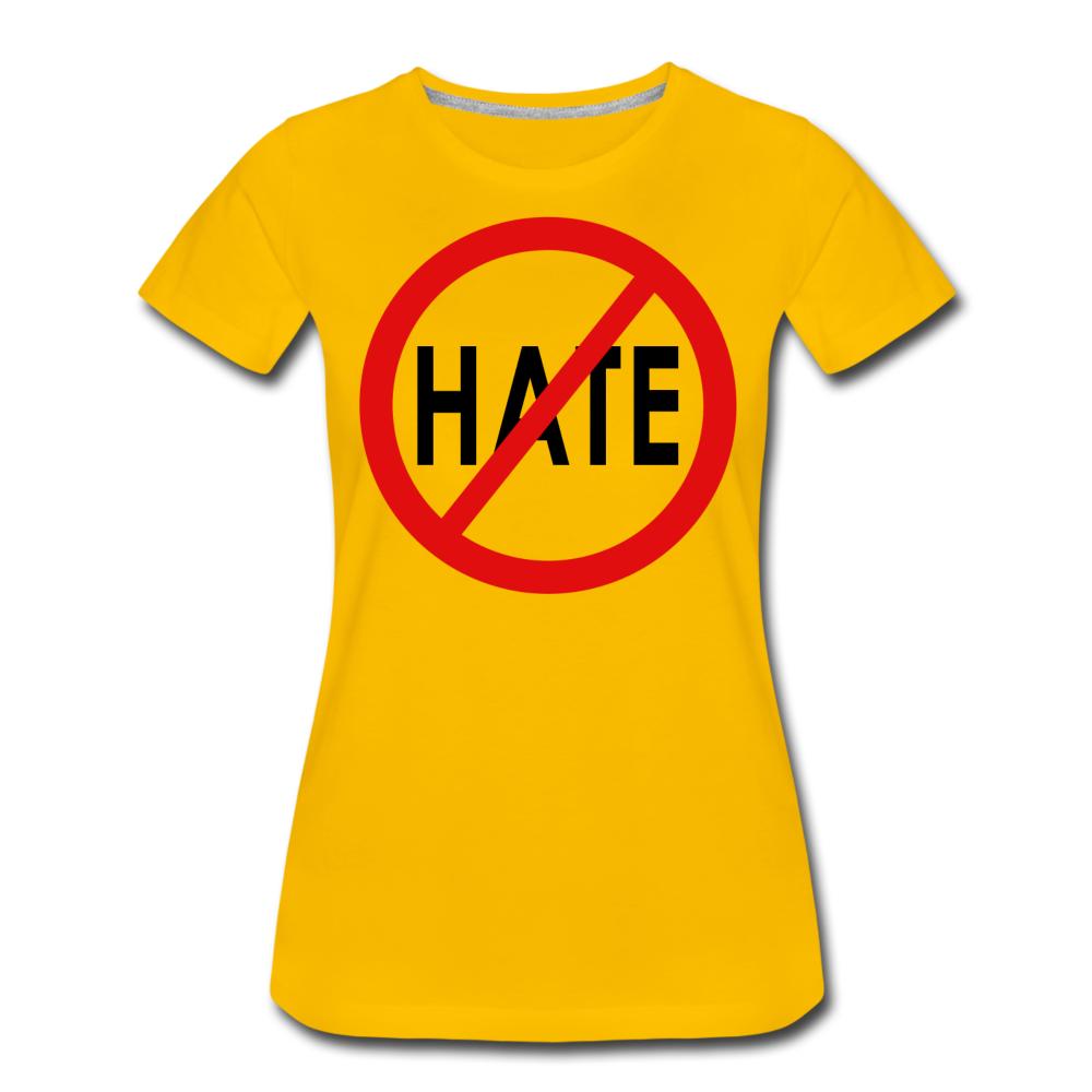 No Hate / Wom. Perfectly Basic RBlkC - sun yellow