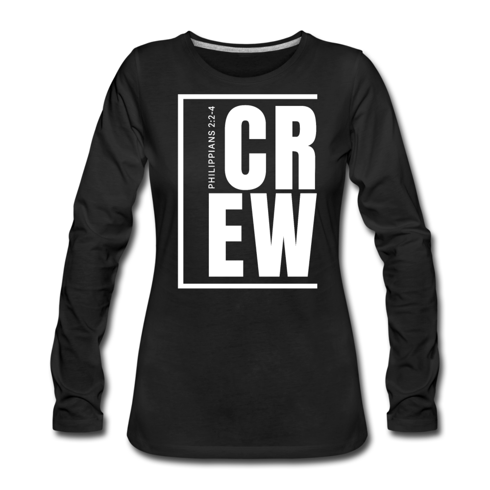 Crew / Wom. Premium LSW - black