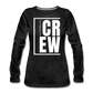 Crew / Wom. Premium LSW - charcoal gray