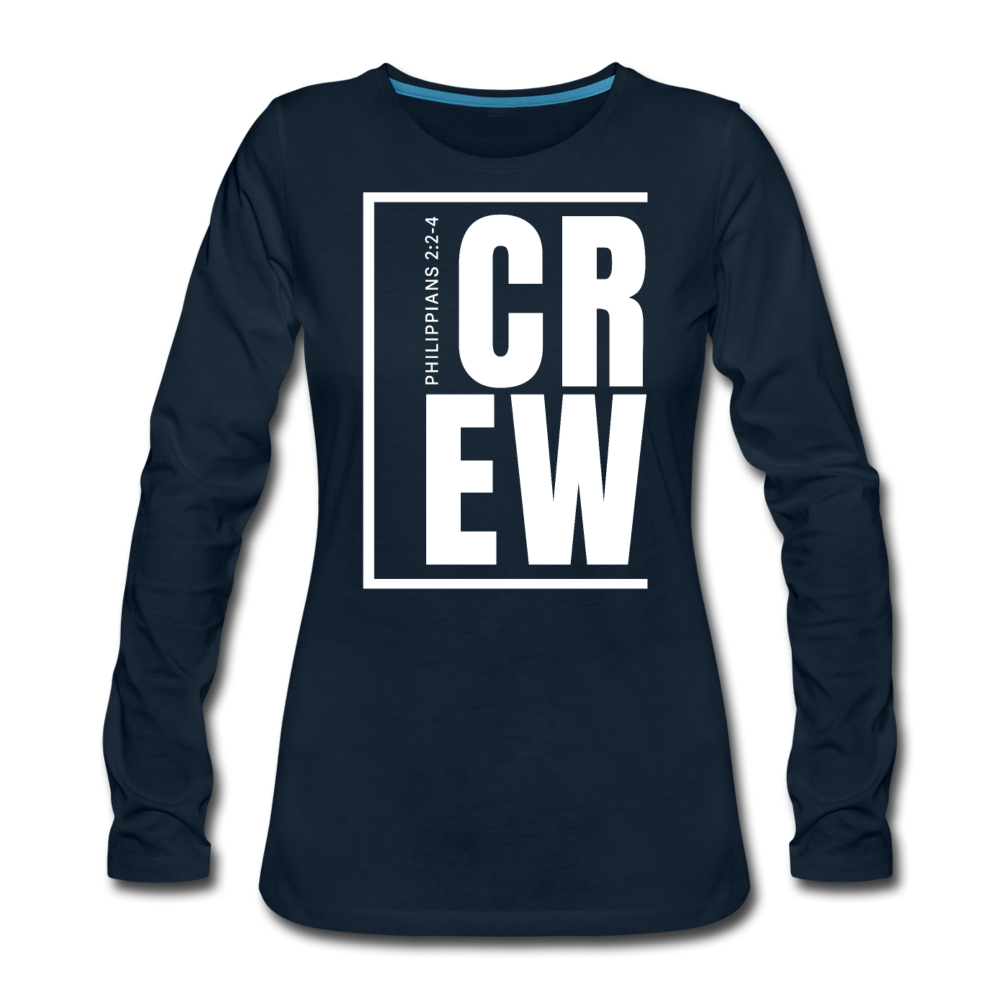 Crew / Wom. Premium LSW - deep navy