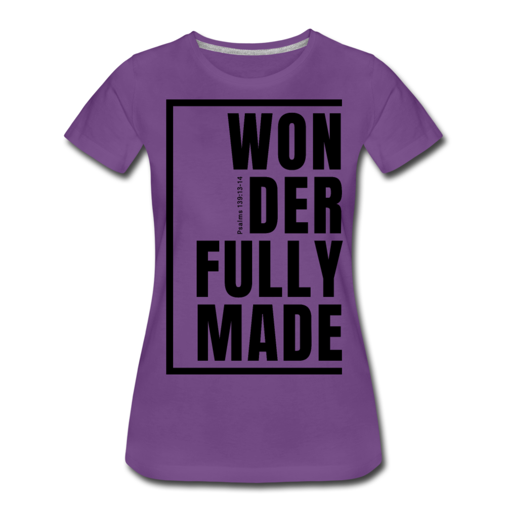 Wonderfully Made / Wom. Perfectly Basic Blk - purple