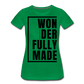 Wonderfully Made / Wom. Perfectly Basic Blk - kelly green