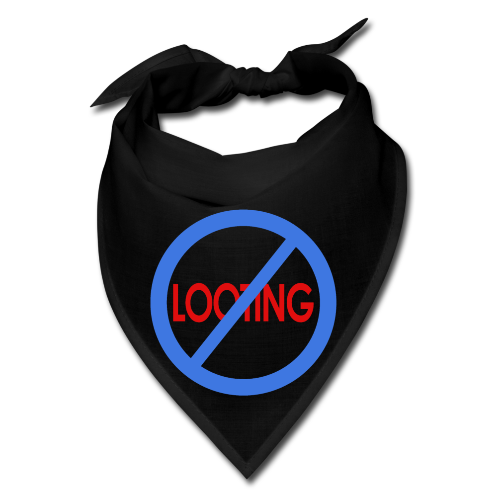 No Looting / Bandana BluRC - black