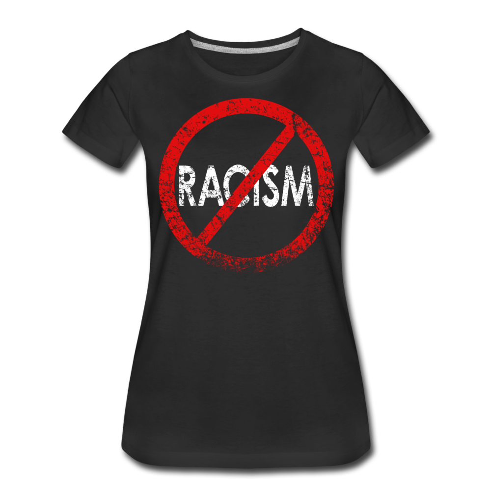 No Racism / Wom. Perfectly Basic RW Distressed - black