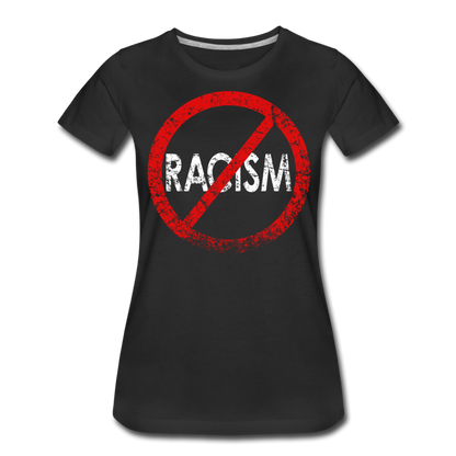 No Racism / Wom. Perfectly Basic RW Distressed - black
