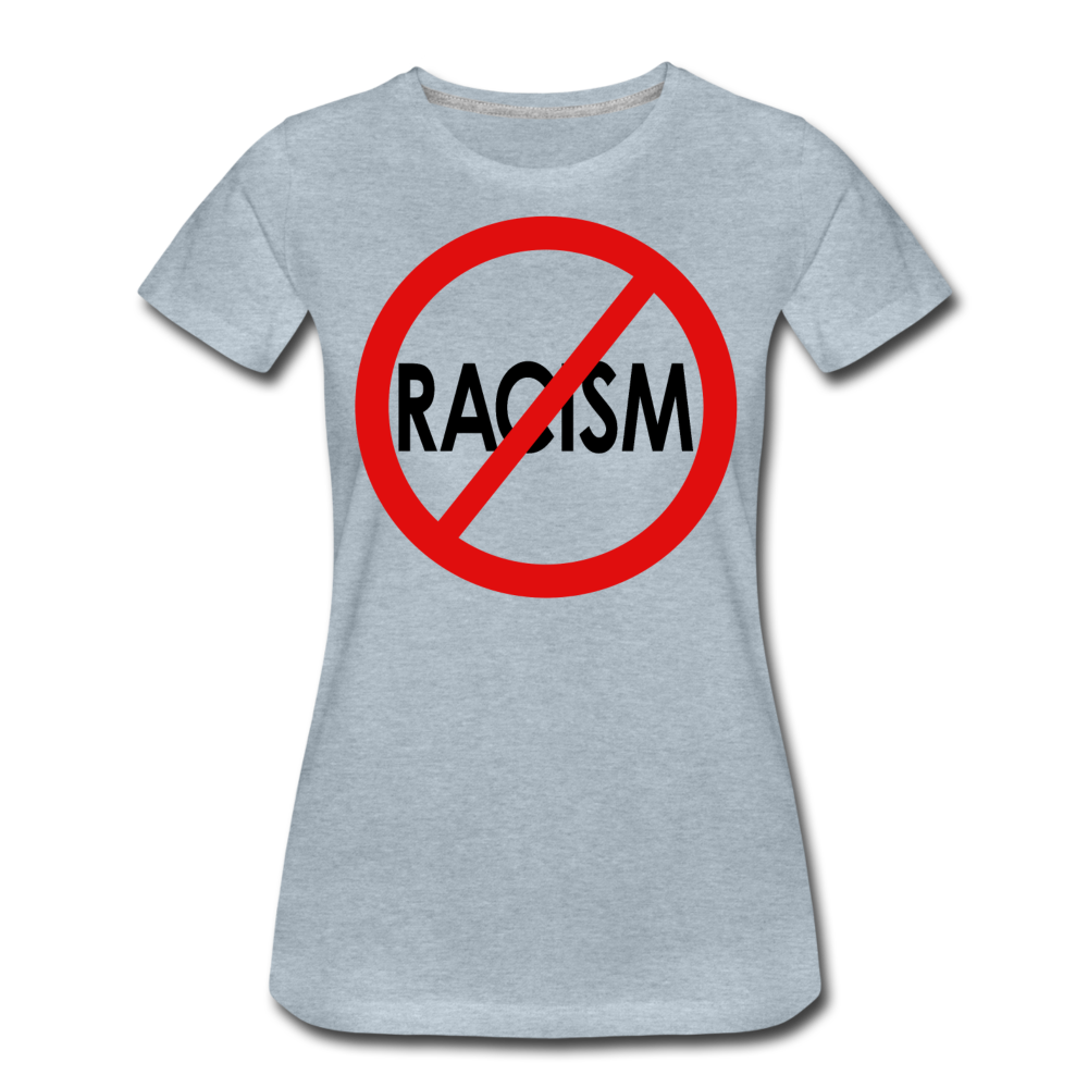 No Racism / Wom. Perfectly Basic RBlkC - heather ice blue