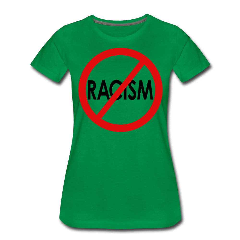 No Racism / Wom. Perfectly Basic RBlkC - kelly green