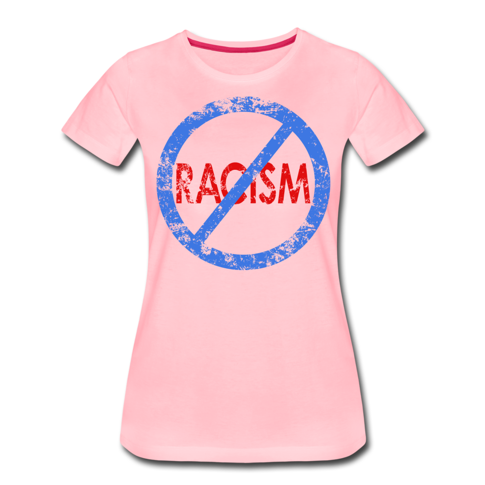 No Racism / Wom. Perfectly Basic BluRd Distressed - pink