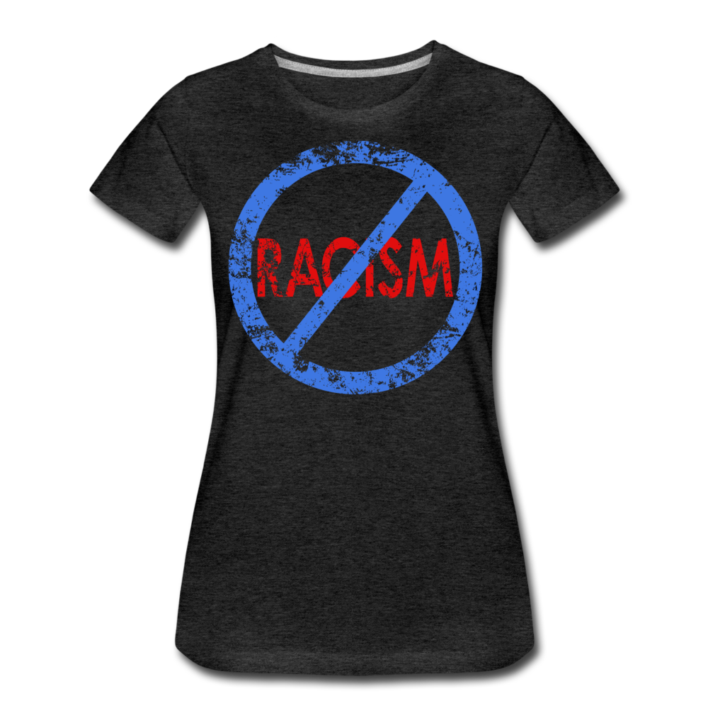 No Racism / Wom. Perfectly Basic BluRd Distressed - charcoal gray