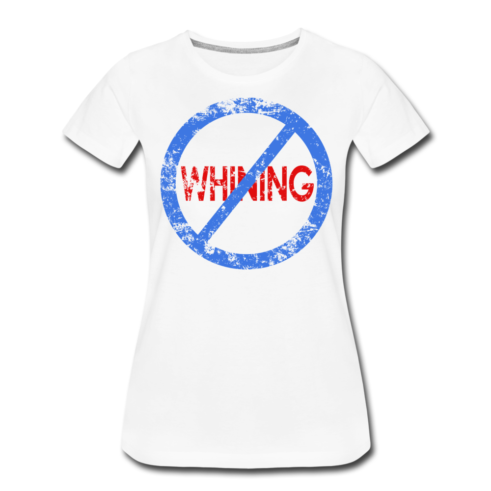 No Whining / Wom. Perfectly Basic BluRd Distressed - white
