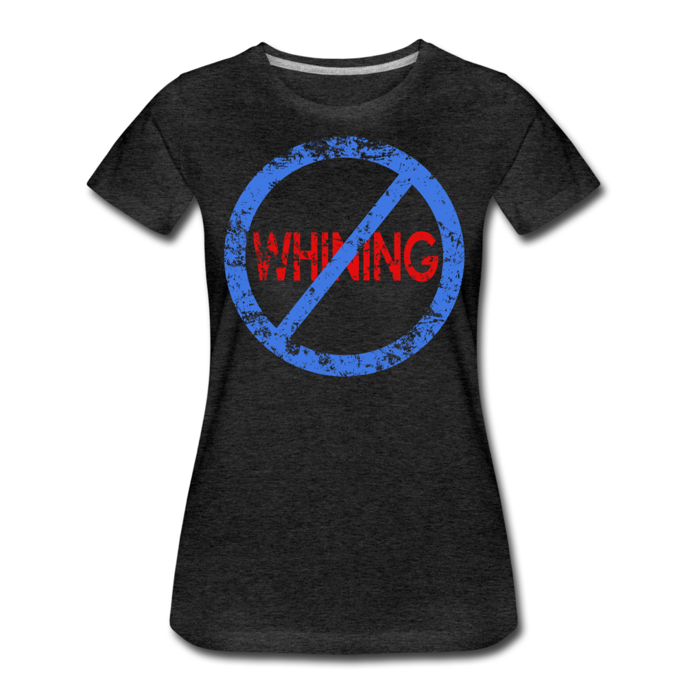 No Whining / Wom. Perfectly Basic BluRd Distressed - charcoal gray