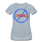 No Whining / Wom. Perfectly Basic BluRd Distressed - heather ice blue