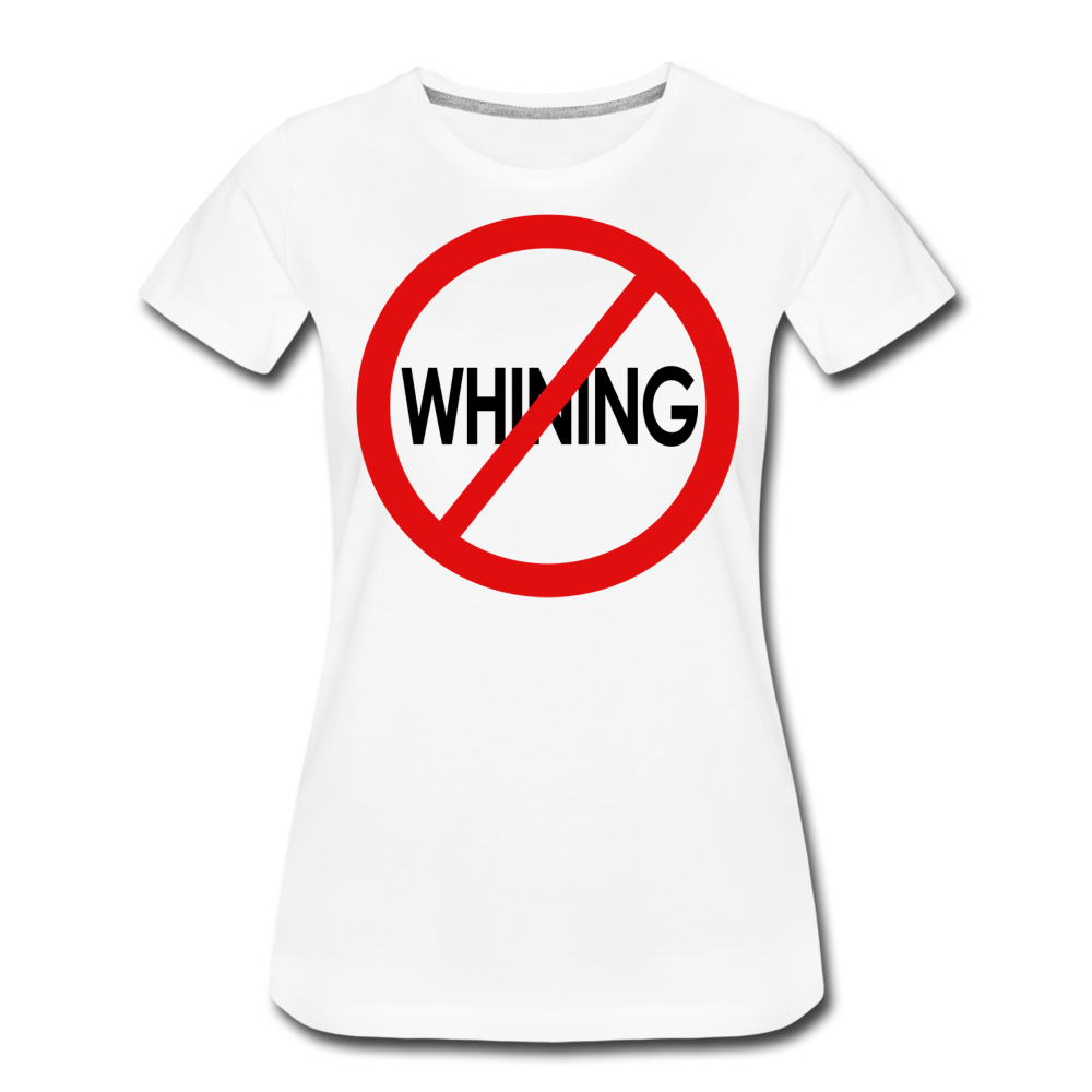 No Whining / Wom. Perfectly Basic RBlkC - white