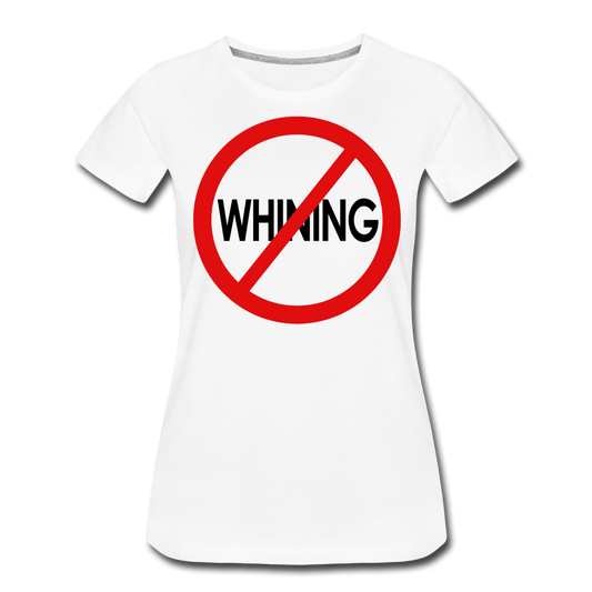 No Whining / Wom. Perfectly Basic RBlkC - white