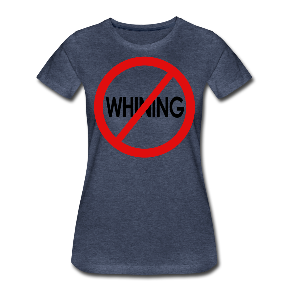 No Whining / Wom. Perfectly Basic RBlkC - heather blue