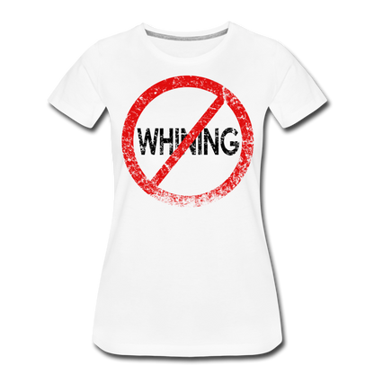 No Whining / Wom. Perfectly Basic RBlk Distressed - white