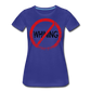 No Whining / Wom. Perfectly Basic RBlk Distressed - royal blue