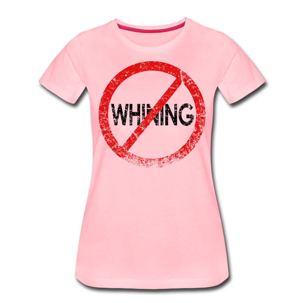 No Whining / Wom. Perfectly Basic RBlk Distressed - pink