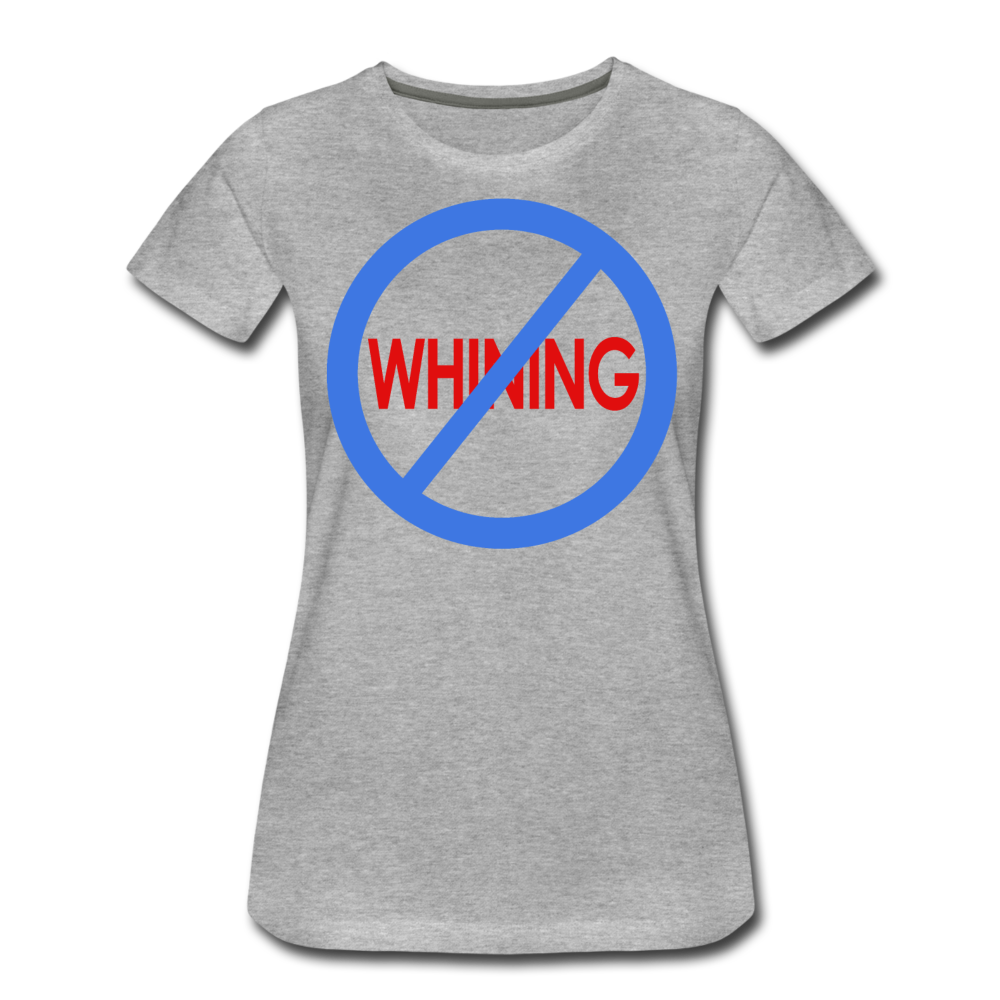No Whining / Wom. Perfectly Basic BluRC - heather gray