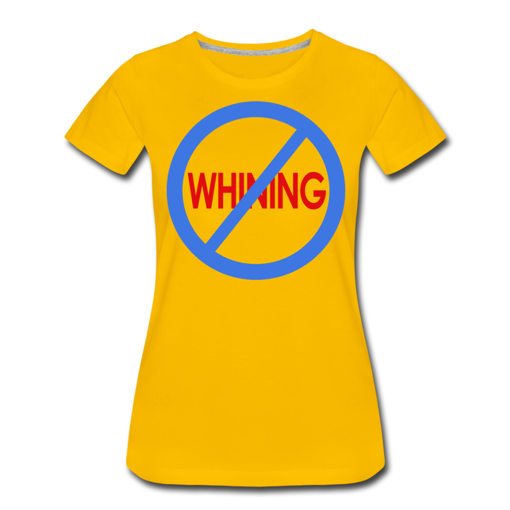 No Whining / Wom. Perfectly Basic BluRC - sun yellow