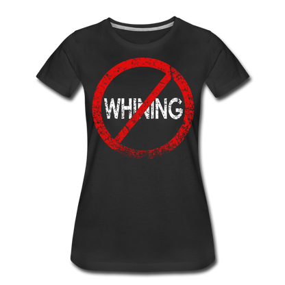 No Whining / Wom. Perfectly Basic RW Distressed - black