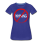No Whining / Wom. Perfectly Basic RW Distressed - royal blue