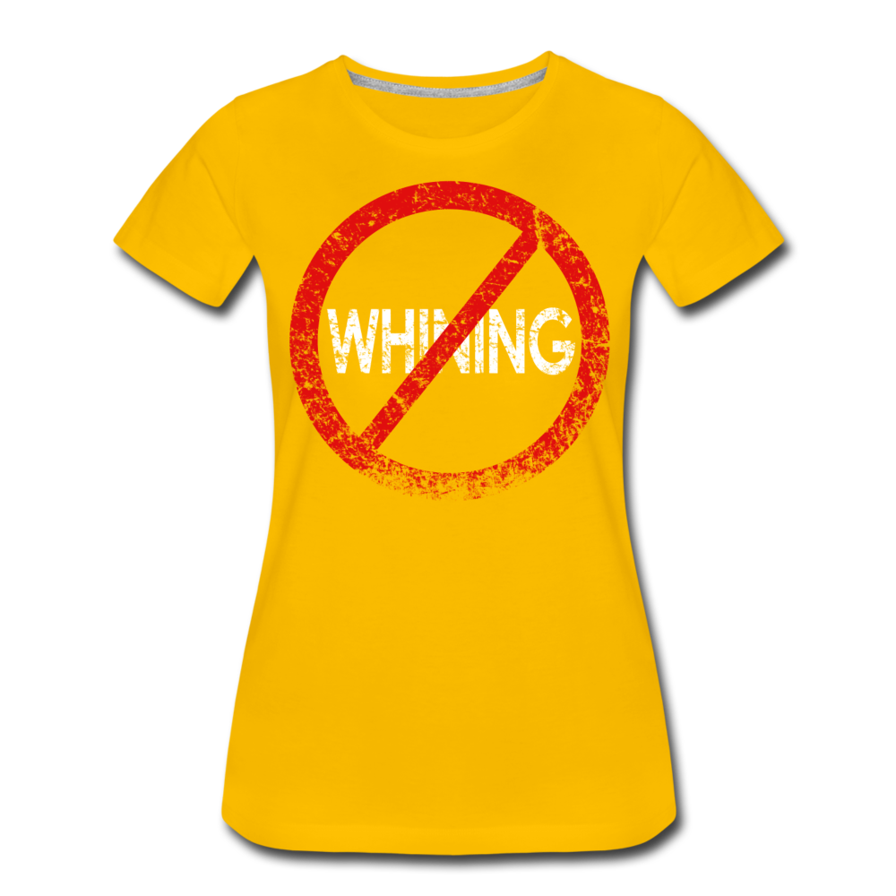 No Whining / Wom. Perfectly Basic RW Distressed - sun yellow