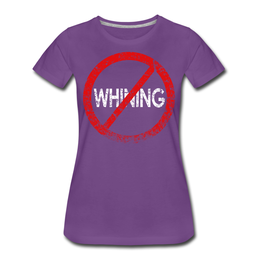 No Whining / Wom. Perfectly Basic RW Distressed - purple