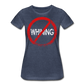 No Whining / Wom. Perfectly Basic RW Distressed - heather blue