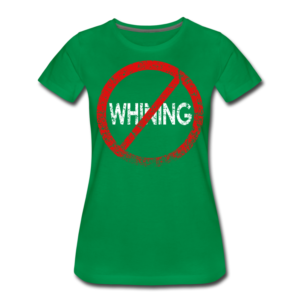 No Whining / Wom. Perfectly Basic RW Distressed - kelly green