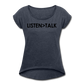 Listen More, Talk Less / Wom. Tennis Tail Blk - navy heather