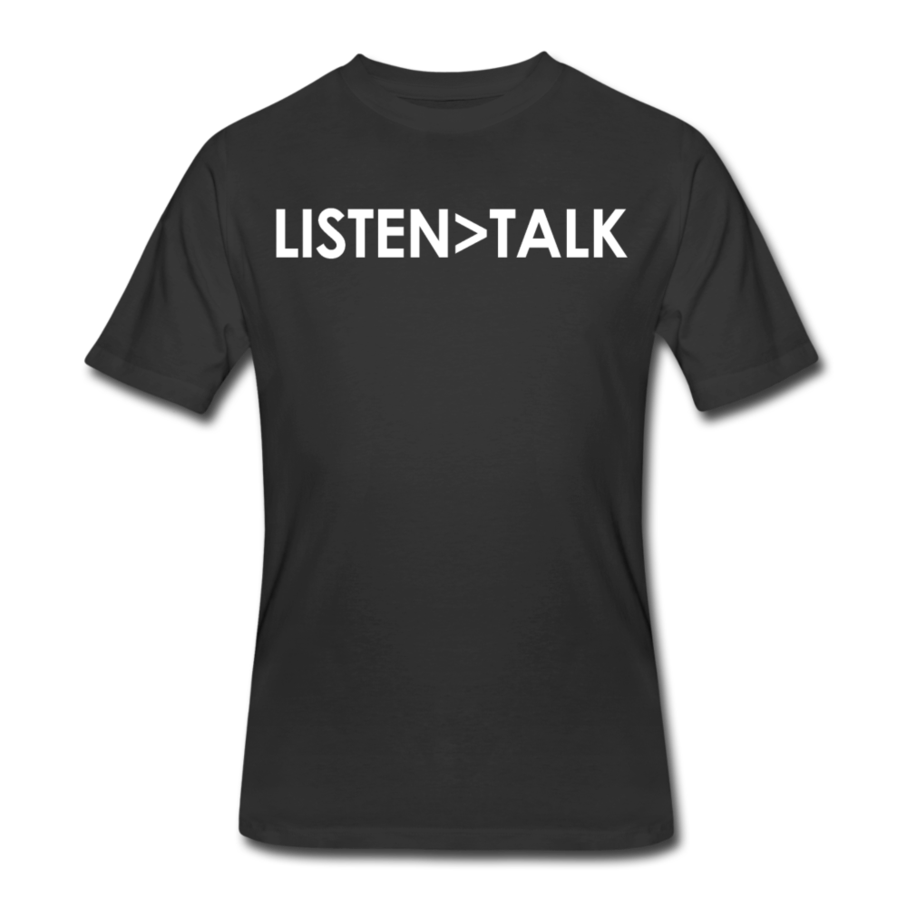 Listen More, Talk Less / Men Dri-Power W - black