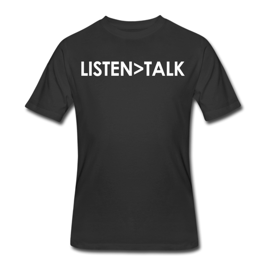 Listen More, Talk Less / Men Dri-Power W - black