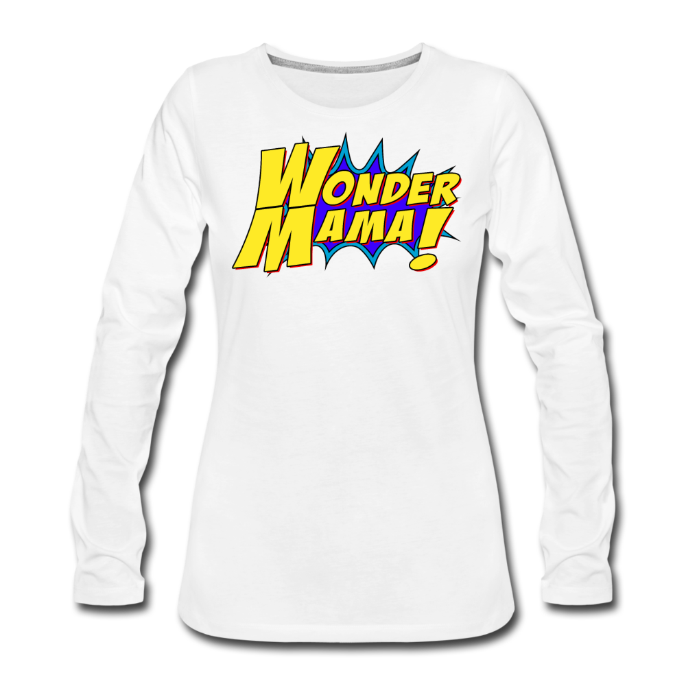 WonderMama! / Wom. Premium LS - white