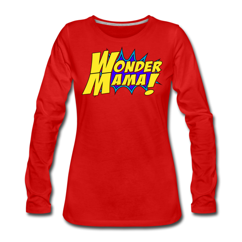 WonderMama! / Wom. Premium LS - red