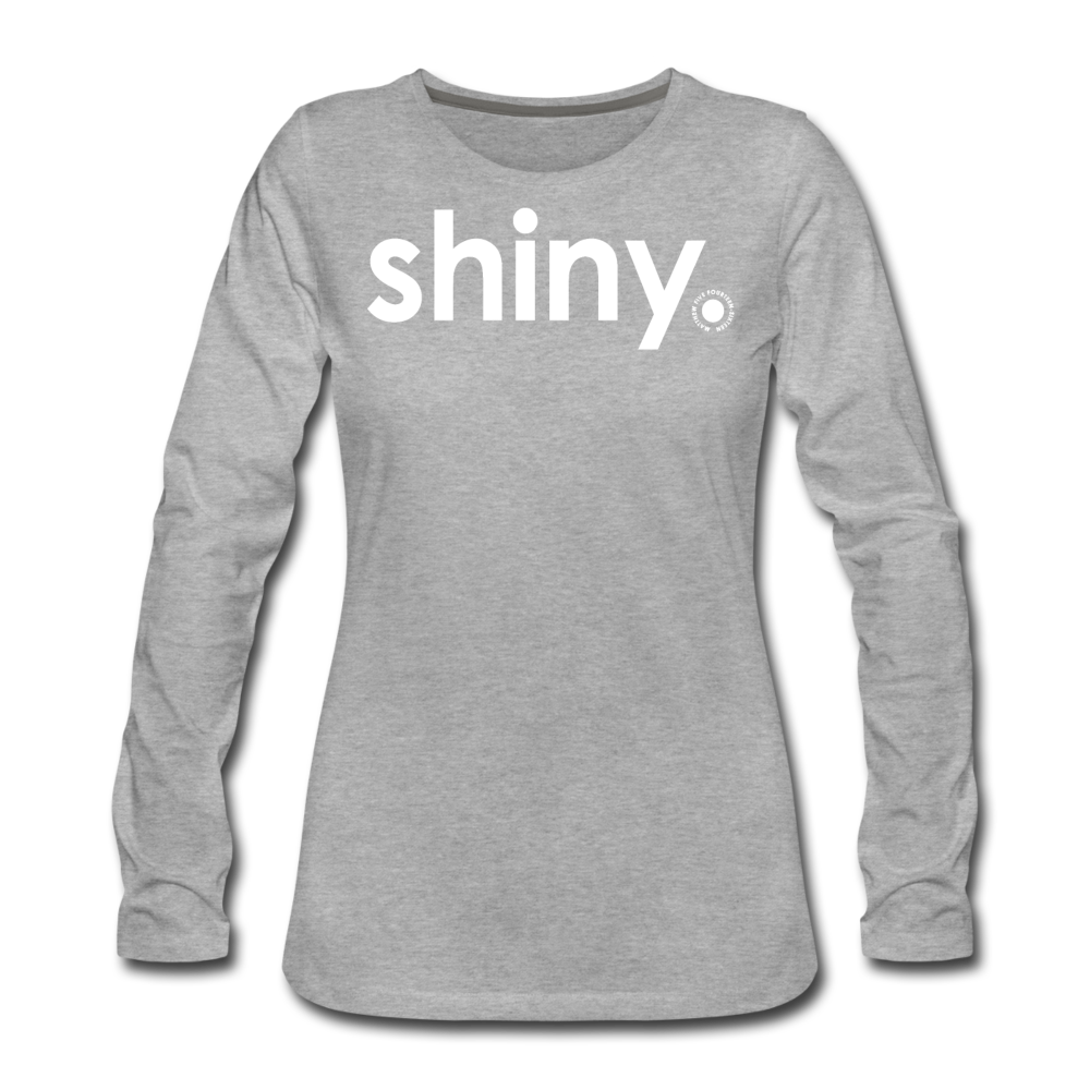 Shiny / Women's Premium LSW - heather gray