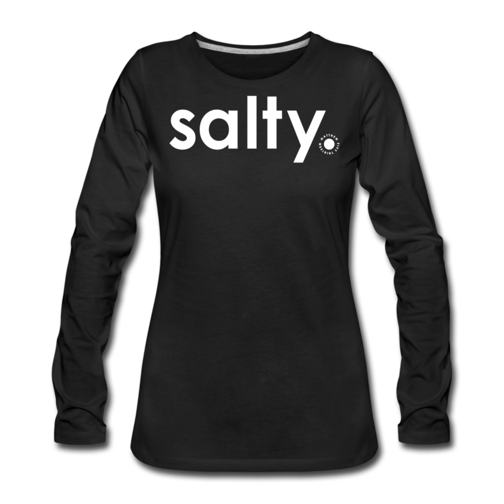 Salty / Women's Premium LSW - black