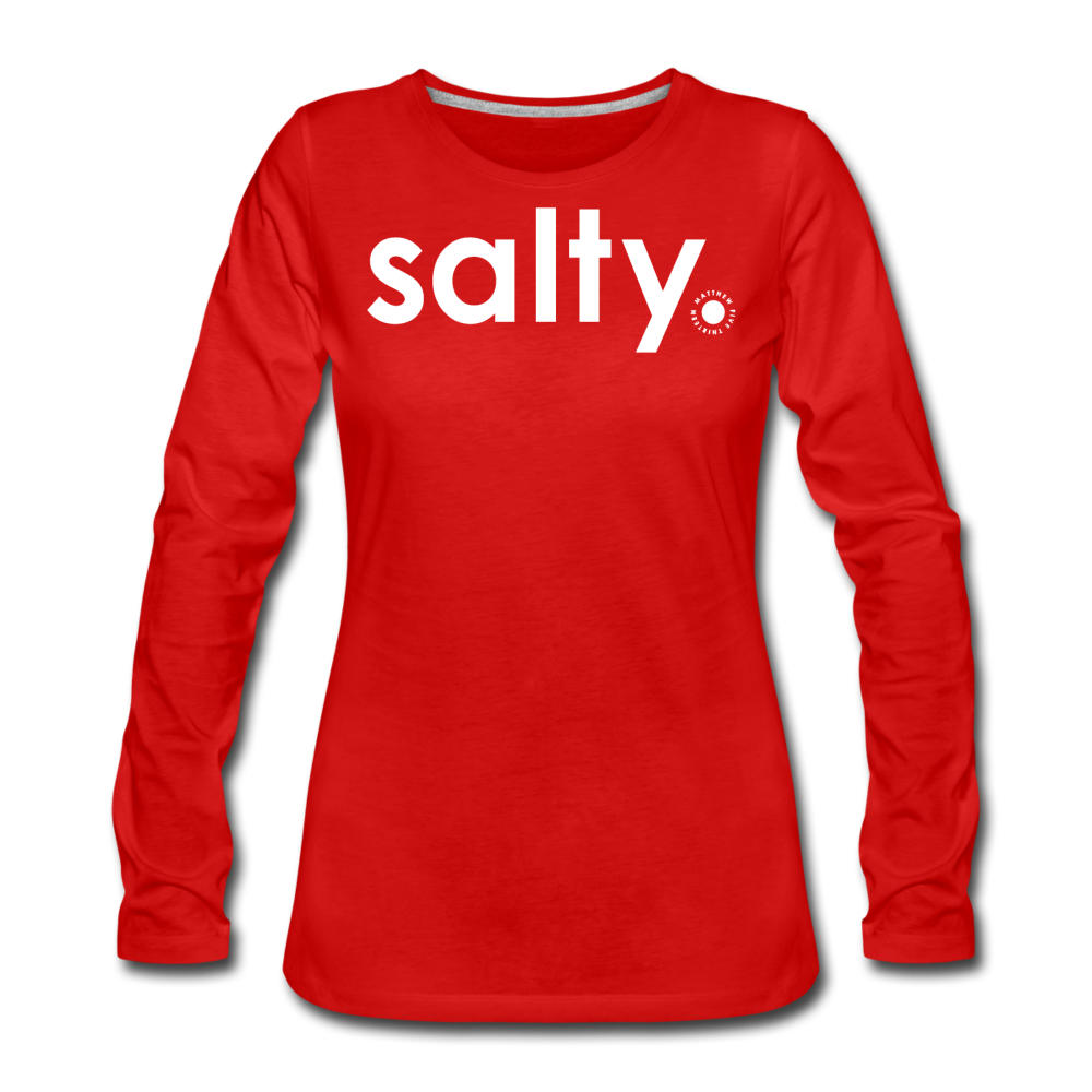 Salty / Women's Premium LSW - red