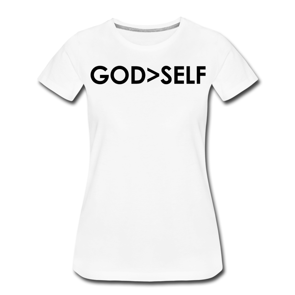 God Over Self / Wom. Perfectly Basic Blk - white