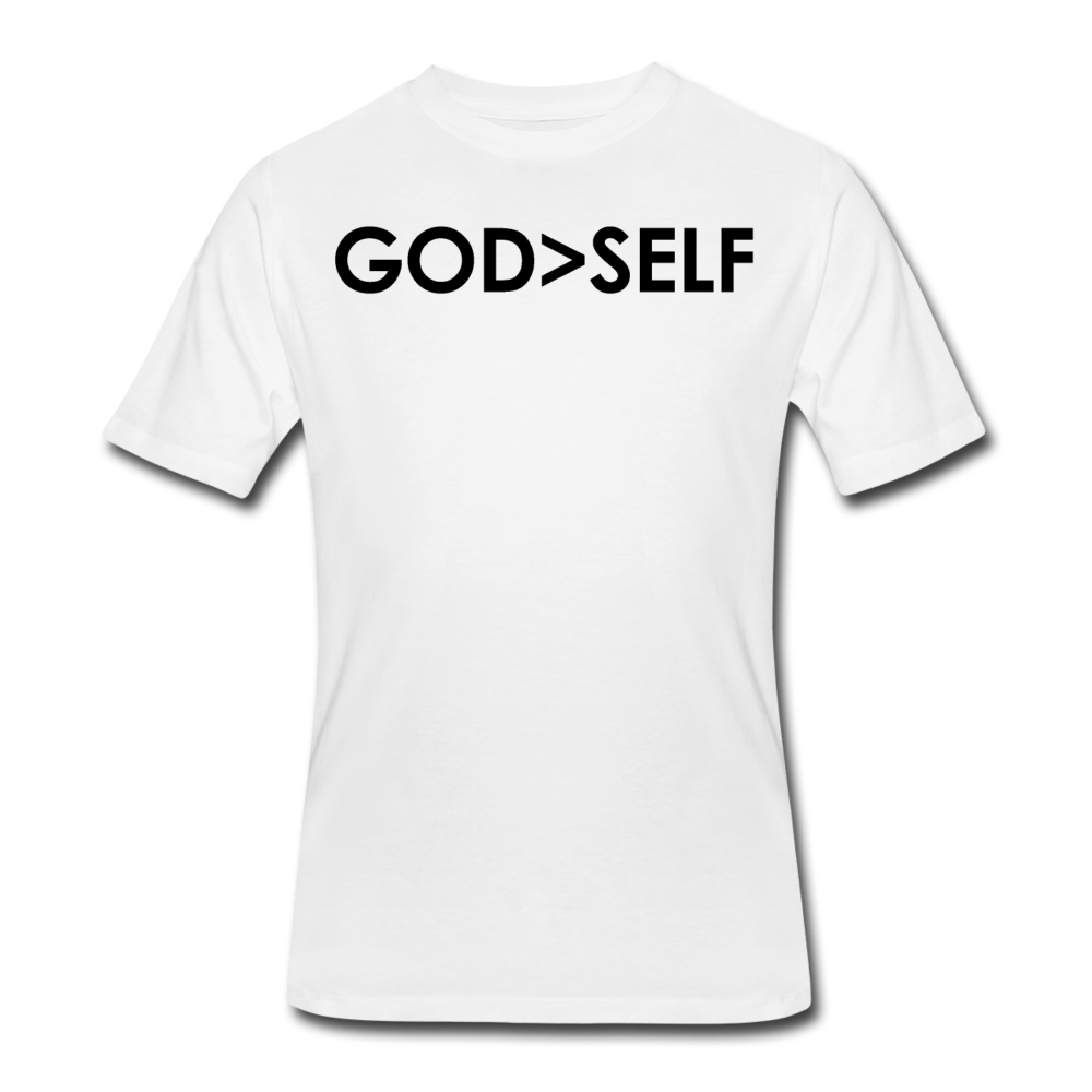 God Over Self / Men Dri-Power Blk - white