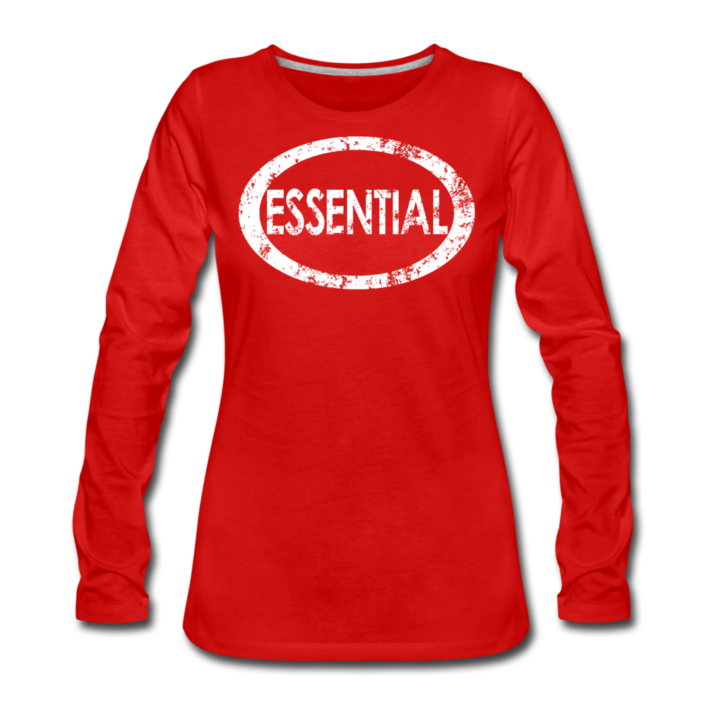 Essential / Wom. Premium LSDW - red