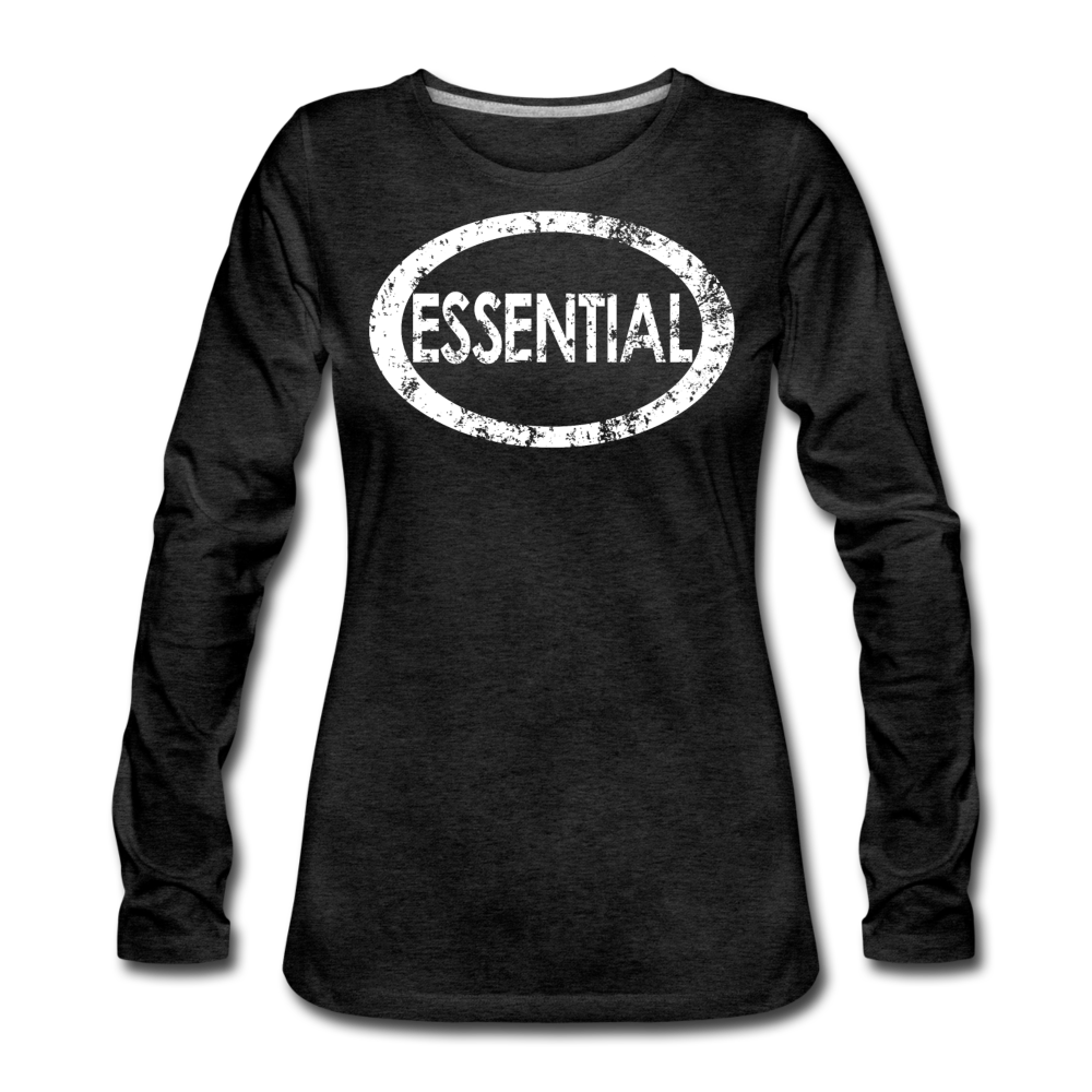 Essential / Wom. Premium LSDW - charcoal grey