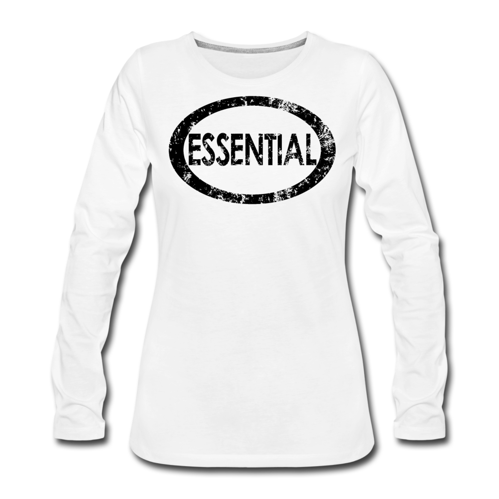 Essential / Wom. Premium LSDBlk - white
