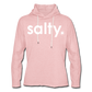 Salty / Unisex Rough-Cut Lightweight Hoodie Blk - cream heather pink