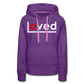 Loved / Women’s Premium Hoodie RW - purple